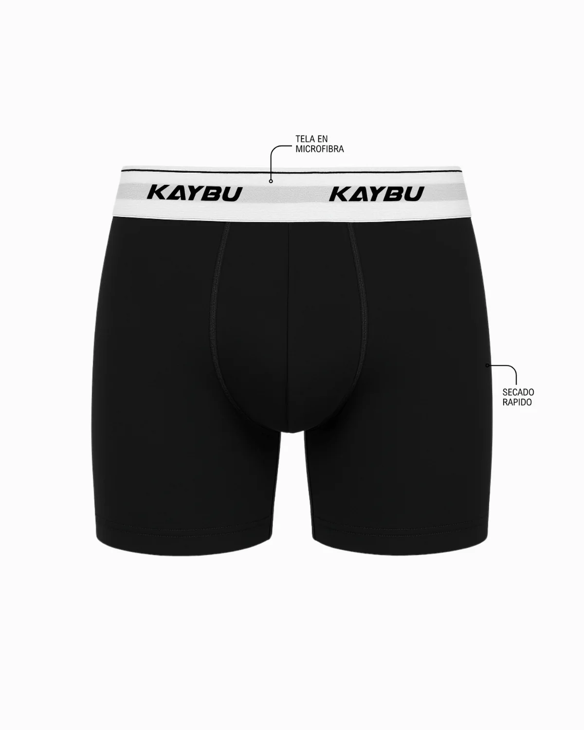 Boxer negro corto